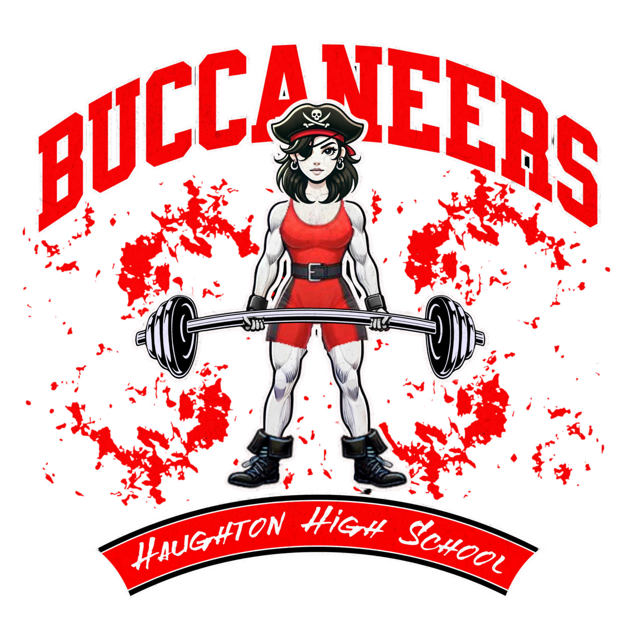 Lady Bucs Weightlifting Mascot